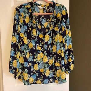 Floral Summertime Blouse